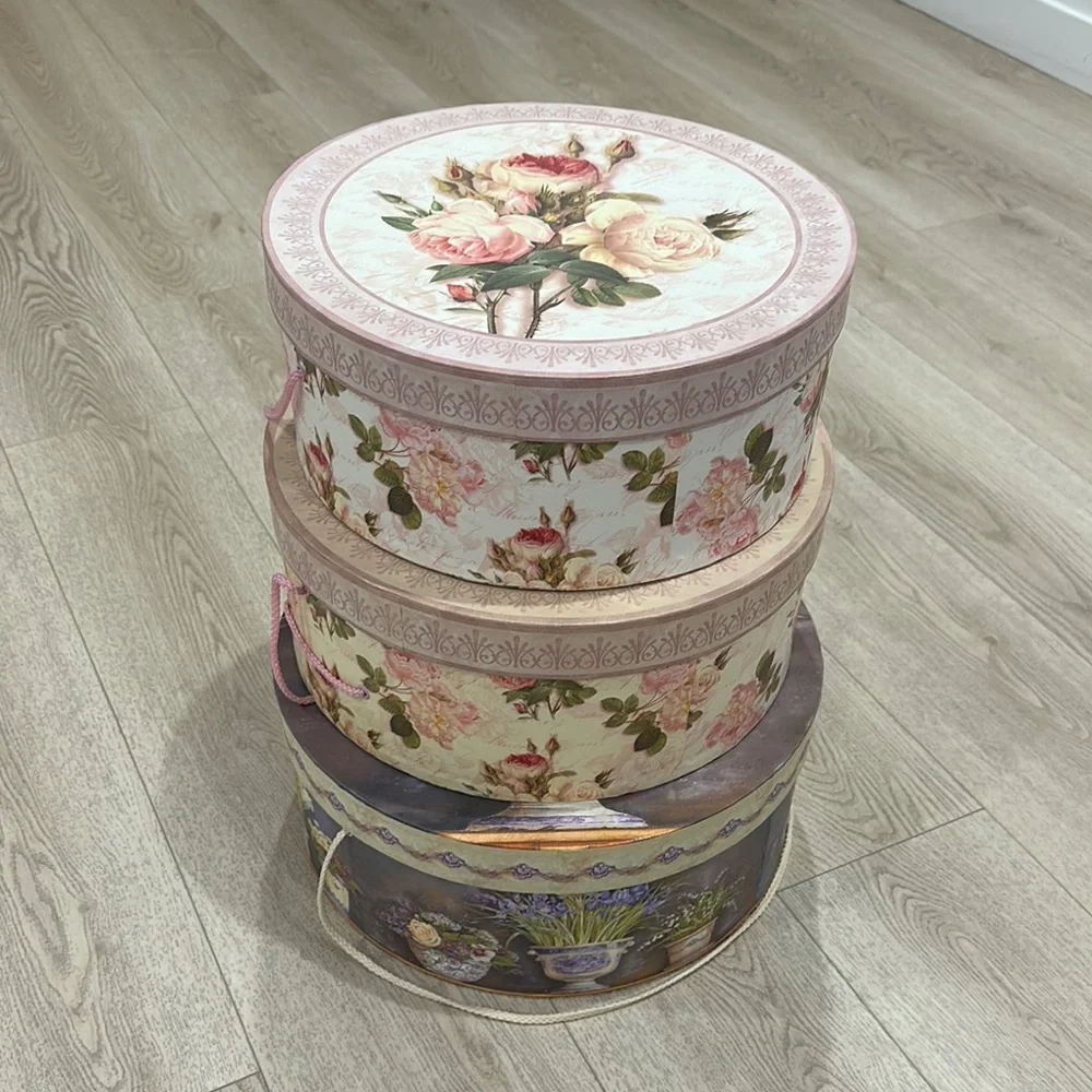 Floral Storage Boxes / gift boxes